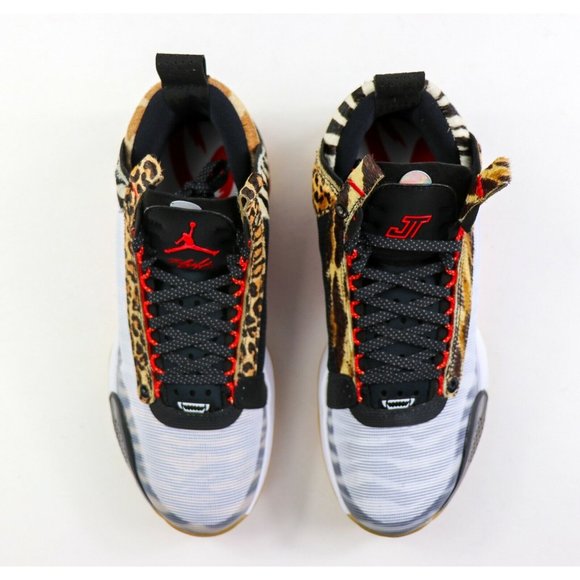 Air Jordan 34 XXXIV Tatum PE Welcome Zoo Red Sz 7Y - Picture 6 of 12